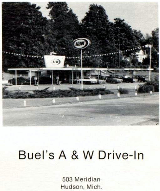 A&W Restaurant - Hudson - 503 S Meridian Rd - Old Yearbook Ad